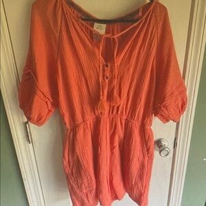 Knox Rose Orange Jumpsuit